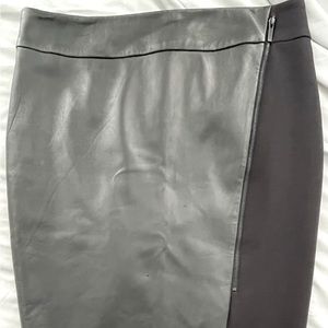 NWT Nordstrom leather pencil skirt size 10